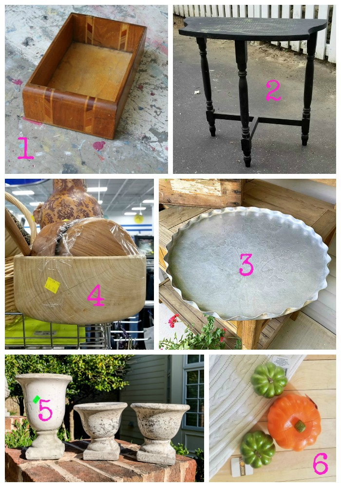 Upcycling ideas and amazing thrift store makeovers from the Thrift Store Decor Team of repurposing bloggers