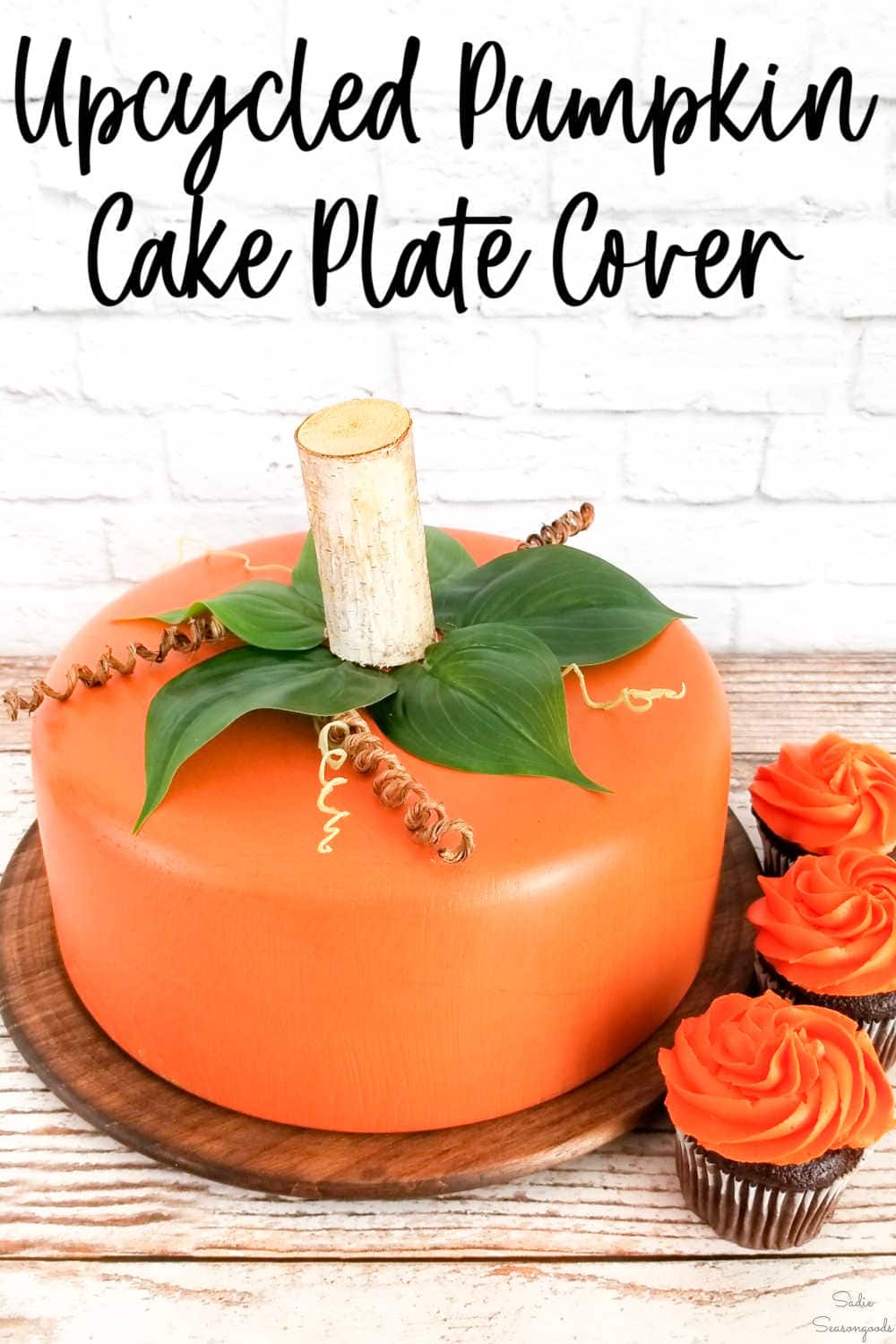 pumpkin bowl upcycle