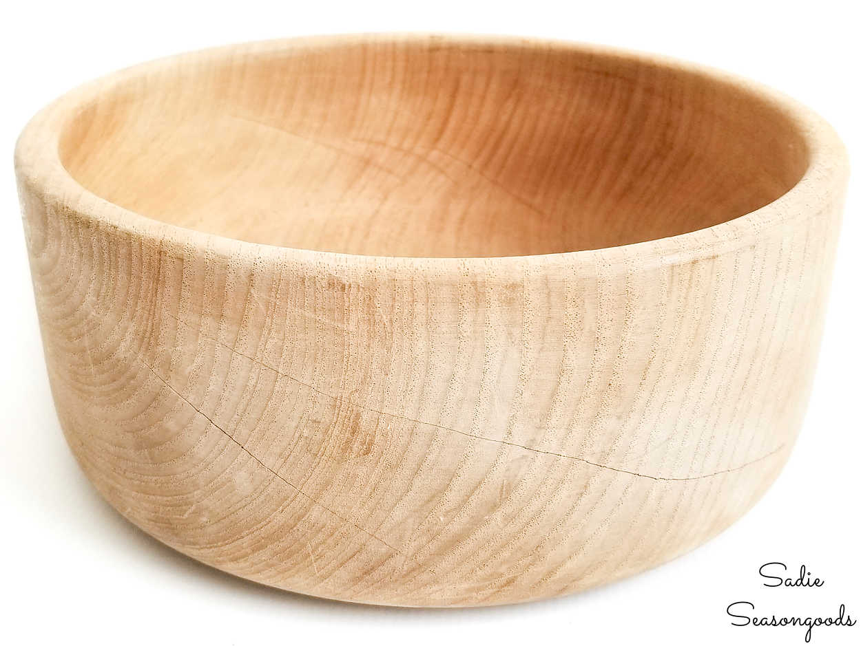 large wooden bowl