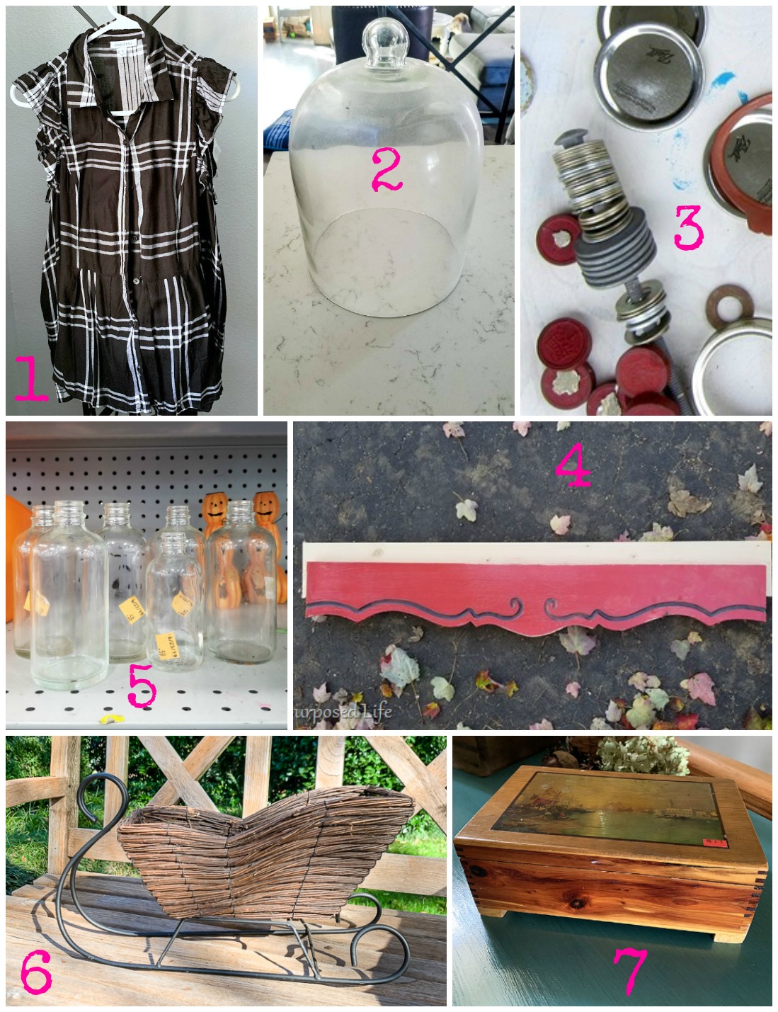 Thrift store makeovers and upcycling ideas for the best repurposing bloggers in November 2019