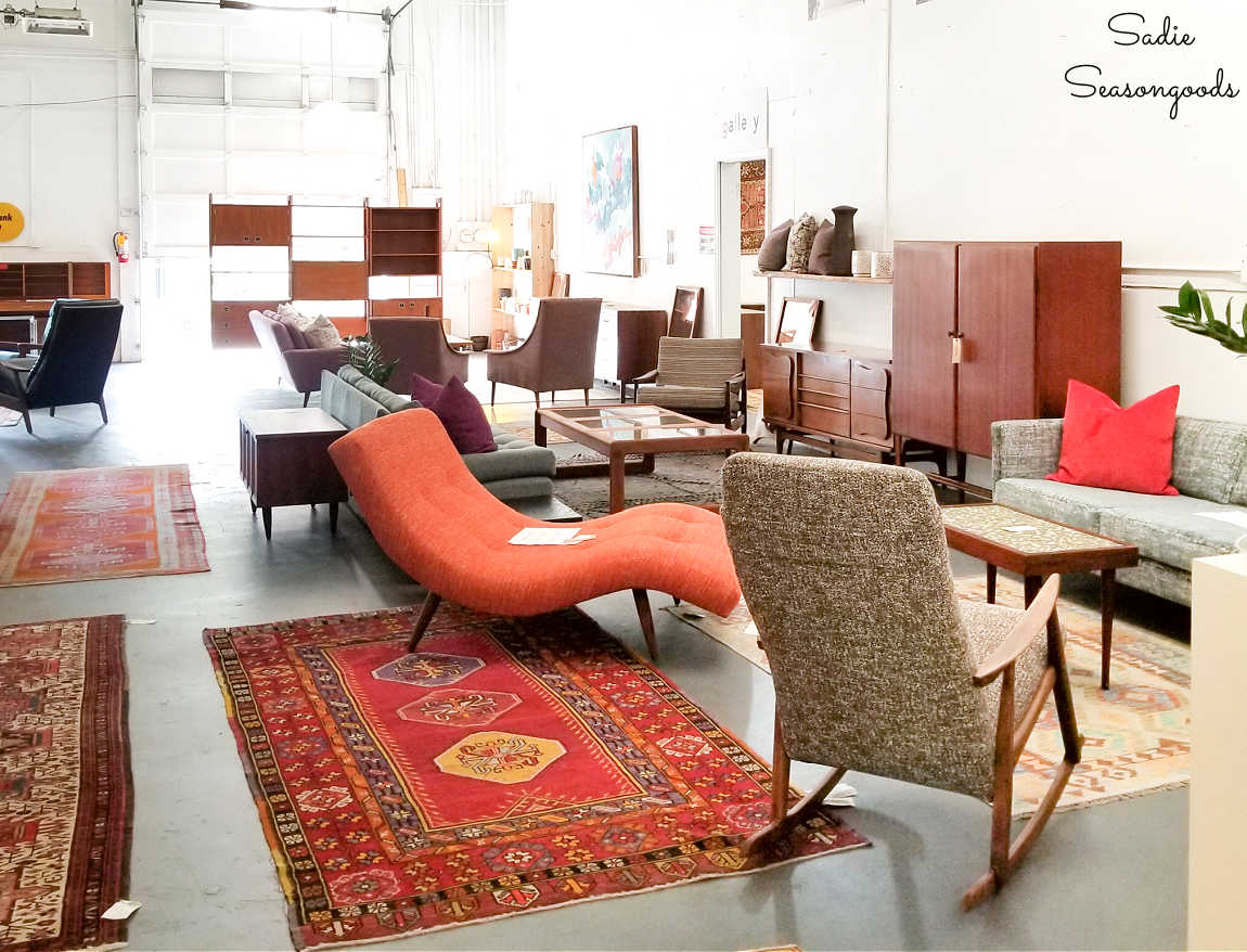 mid century modern furniture in asheville