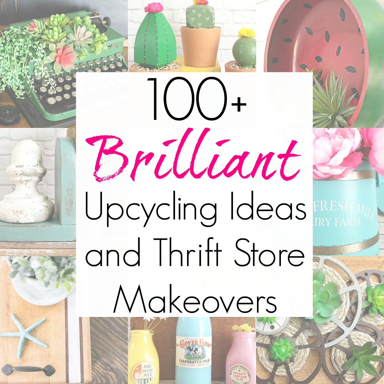 The BEST Upcycling Ideas from the Thrift Store Decor Team