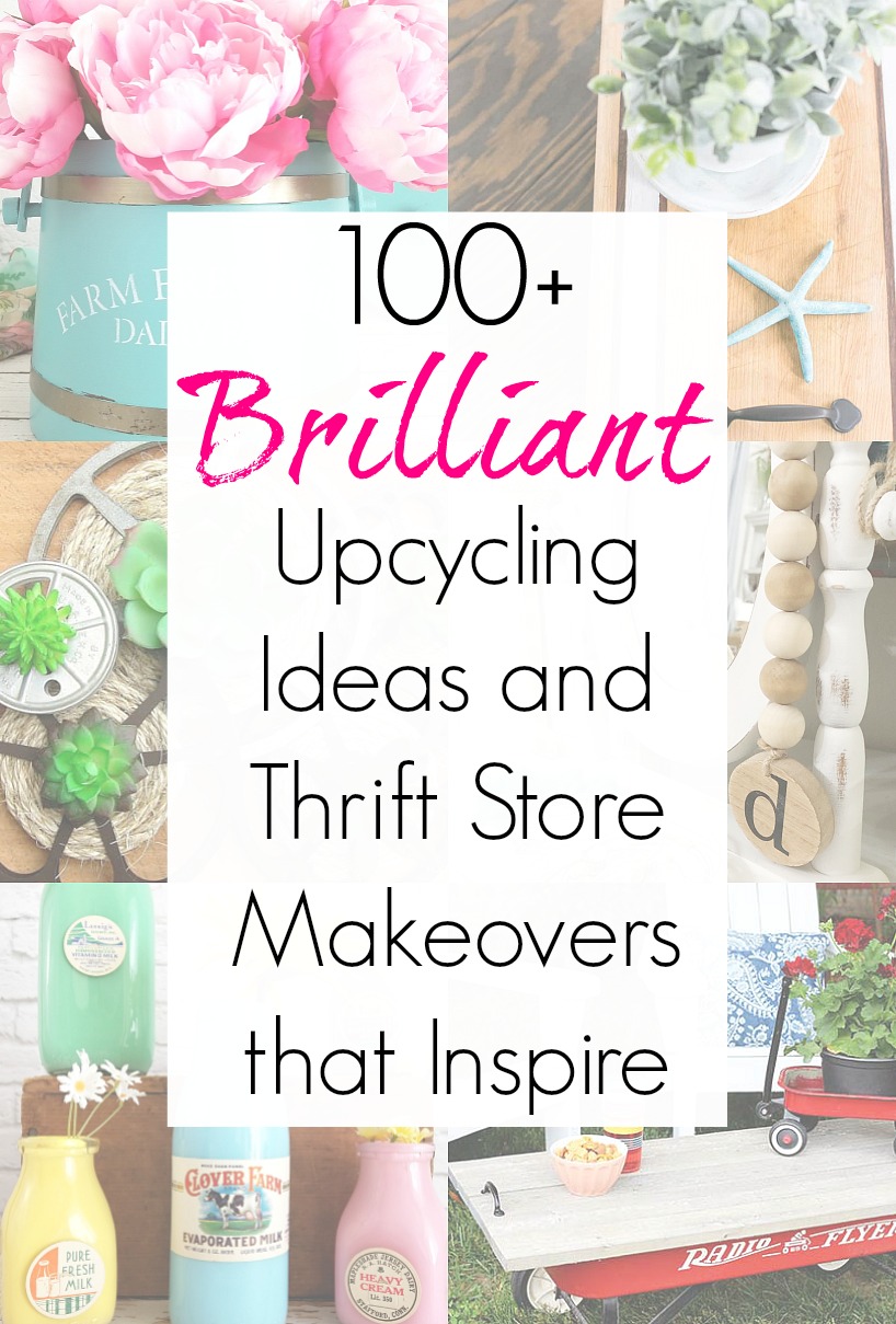 Upcycling Ideas for Thrift Store Items and Secondhand Shopping from the Thrift Store Decor Team