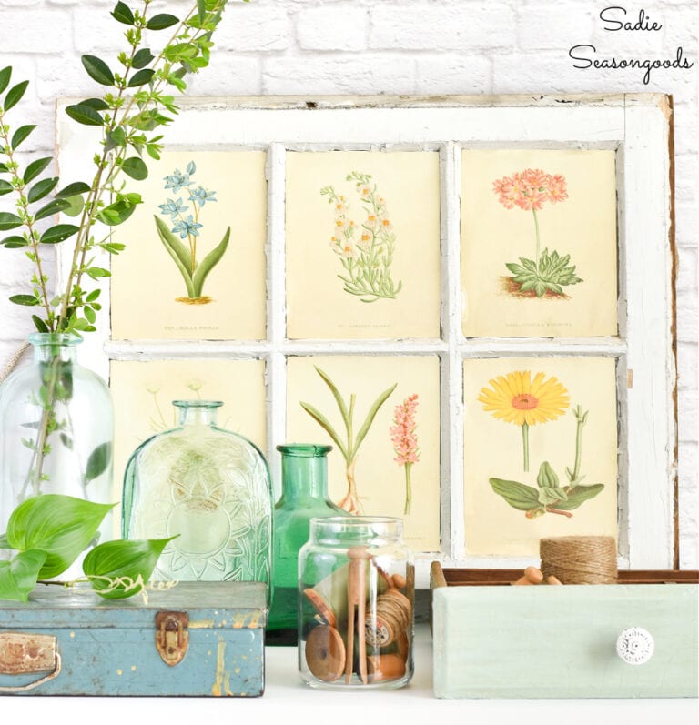 Botanical Decor or GardenInspired Decor from the Thrift Store