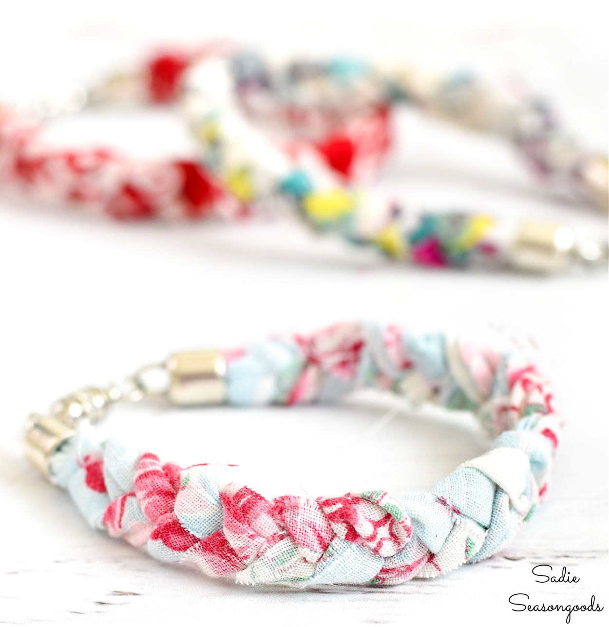 DIY Woven Friendship Bracelet — Country Peony