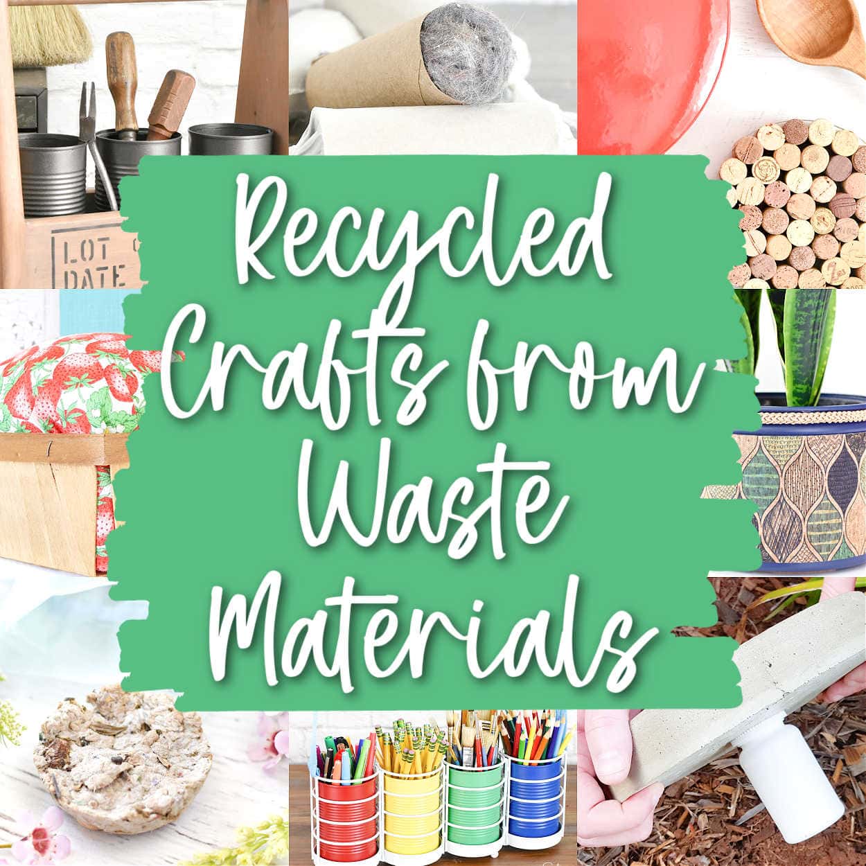 50+ Recycled Crafts from Your Trash Can and Recycling Bin