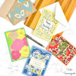 DIY Greeting Cards from File Folders