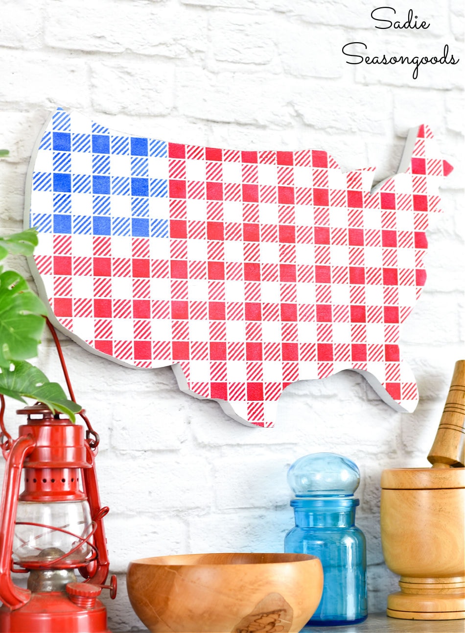 american flag decor