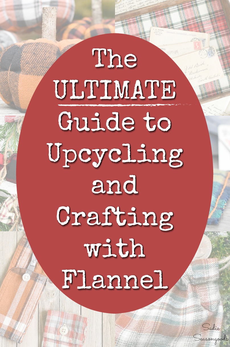 Craft book for flannel crafts and repurposed flannel shirts