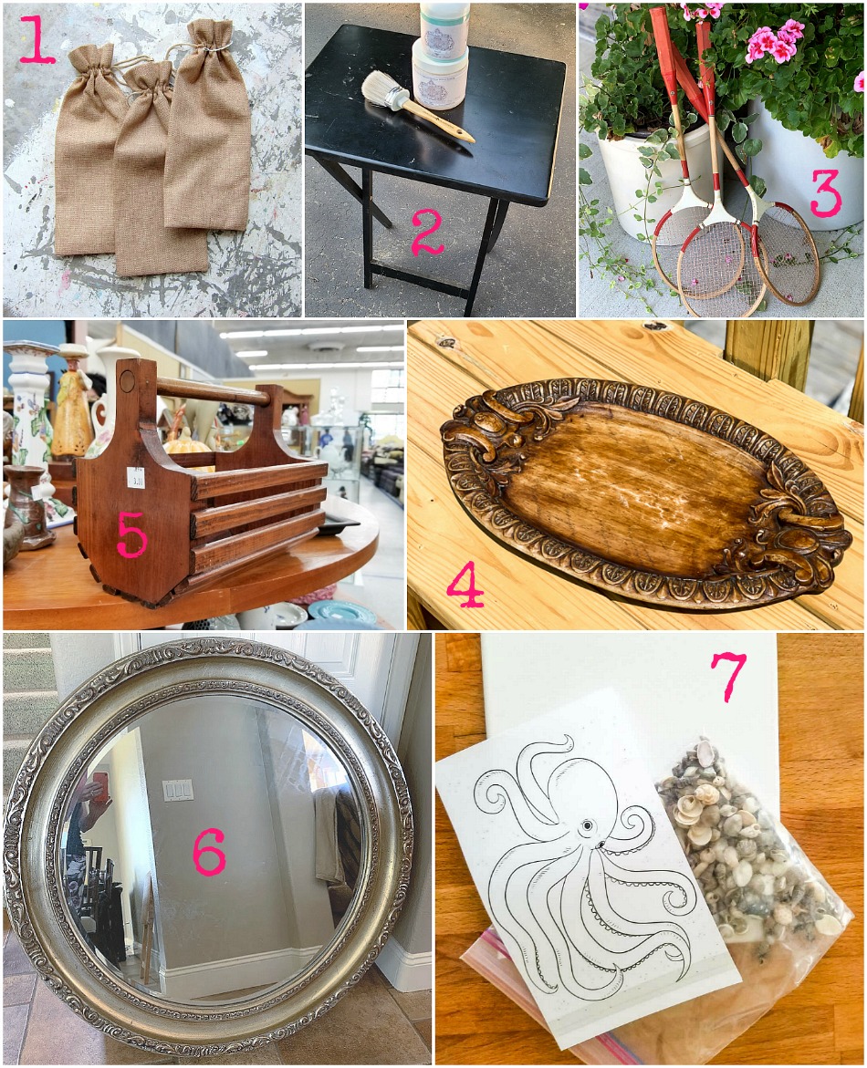 Easy upcycling ideas by the best bloggers with thrifted pieces