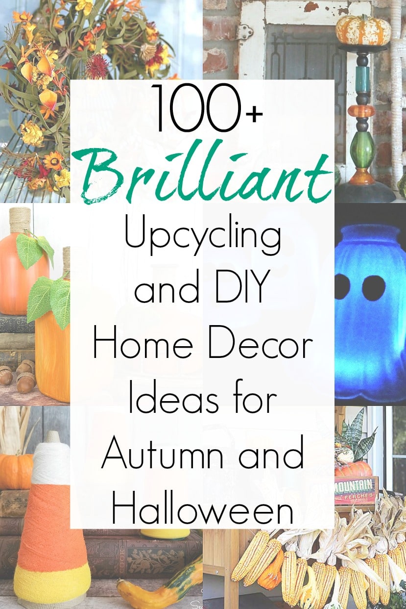 Autumn home decor and upcycling ideas for a DIY Halloween