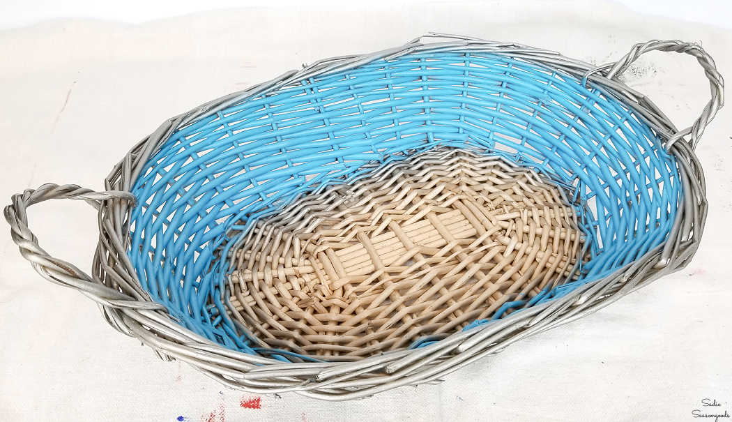 making a snack holder for a super bowl party