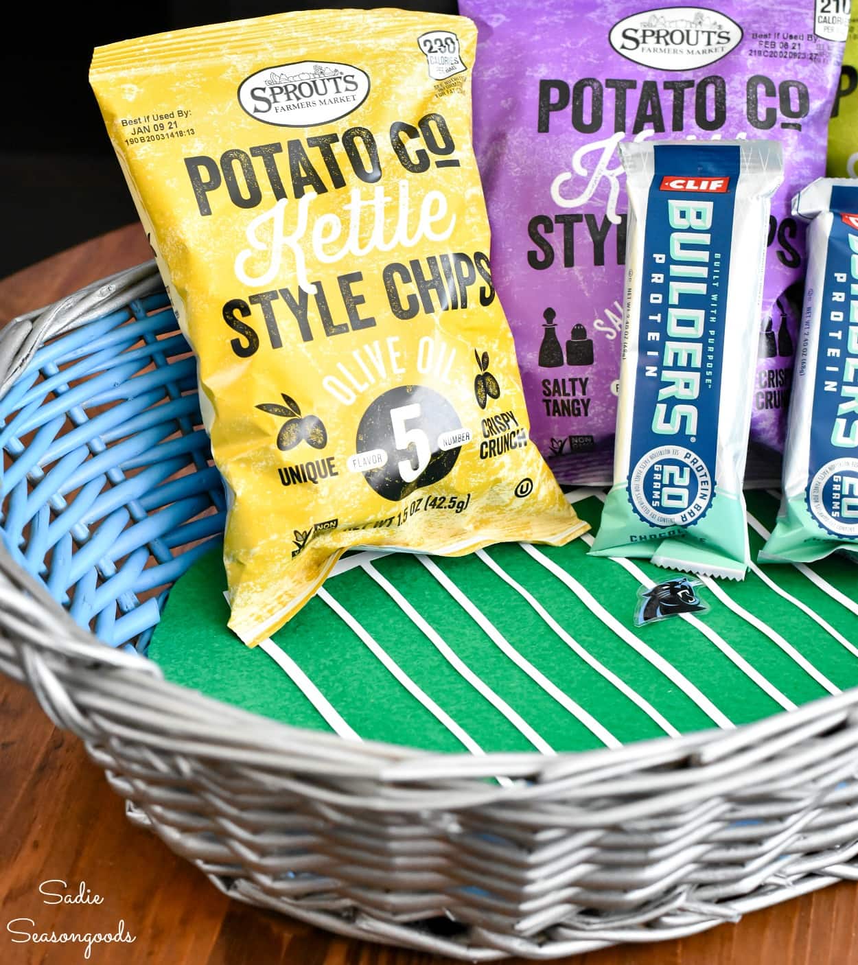 Tailgating at Home with a Stadium-Inspired Snack Basket