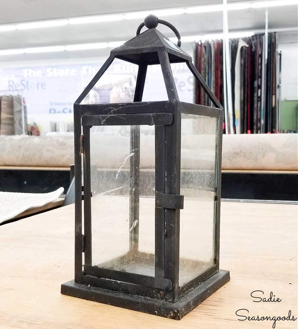 black lantern for a lantern terrarium