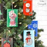 Christmas ornament crafting with switchplate covers
