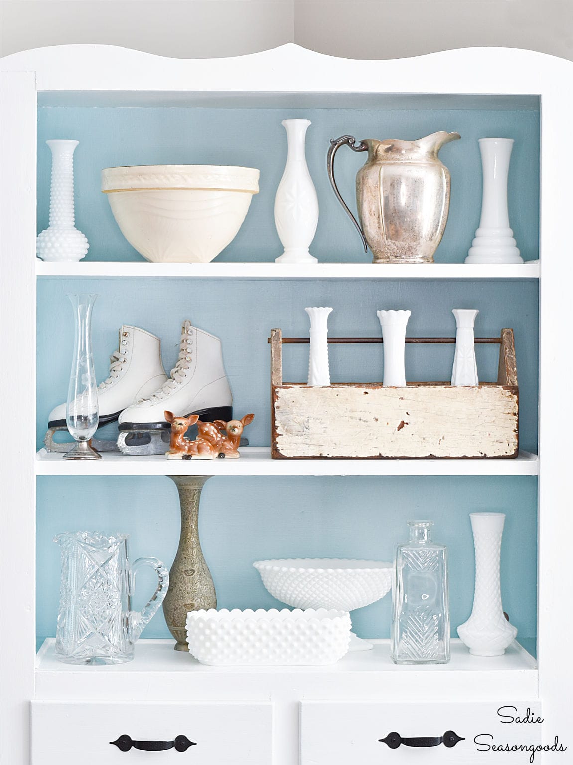 Thrifting for winter decorating ideas