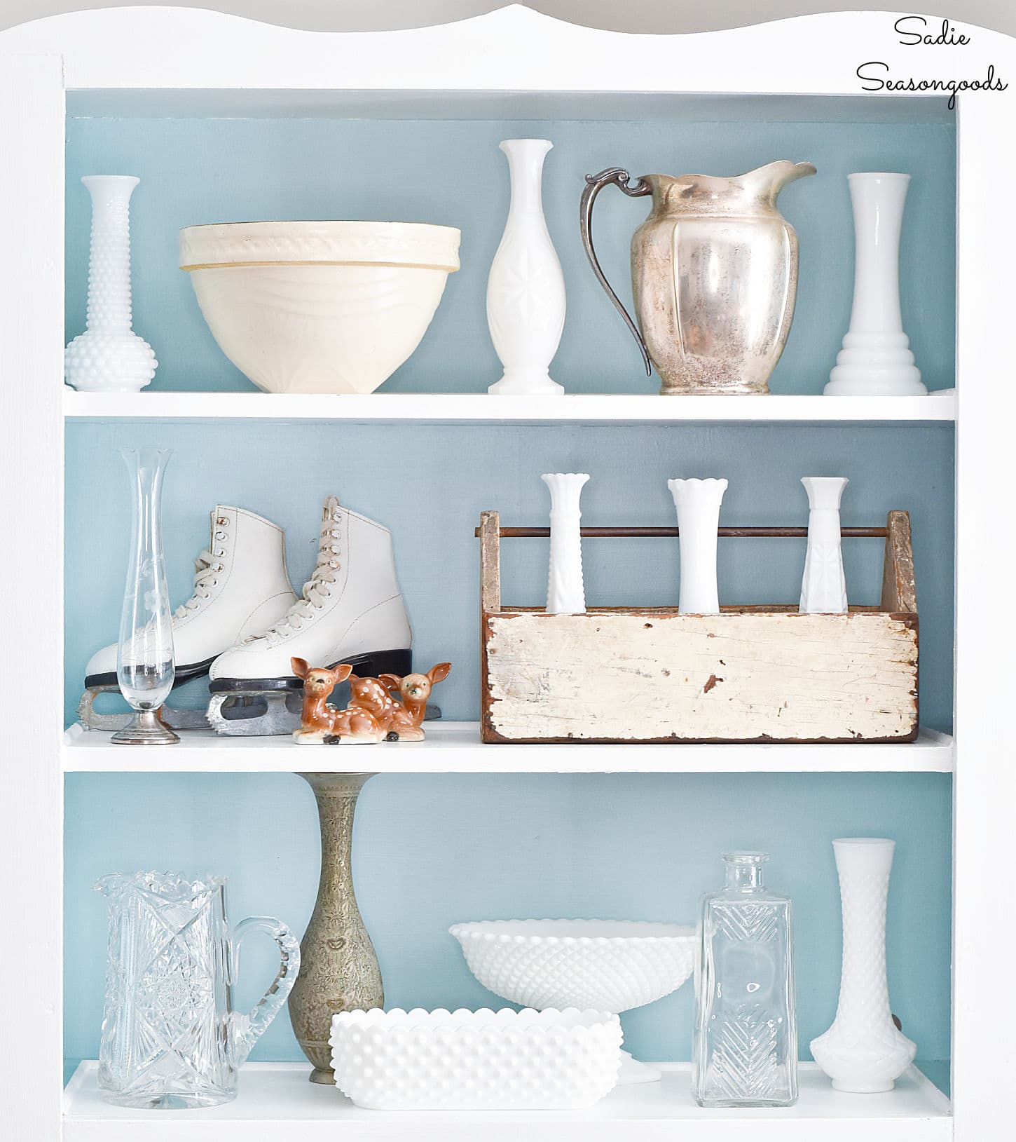 Winter decorating ideas from the thrift store