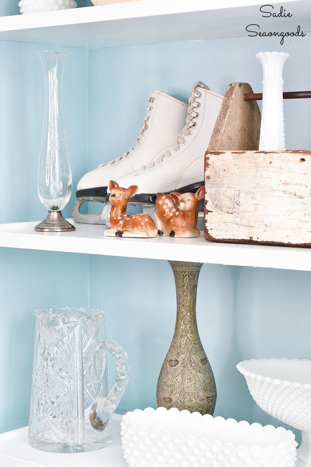 Winter decorating ideas with thrift store items