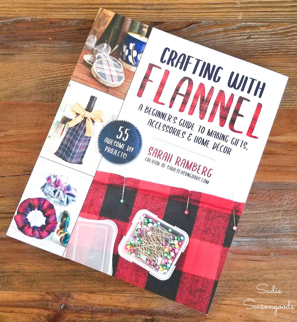 Craft book on flannel fabric