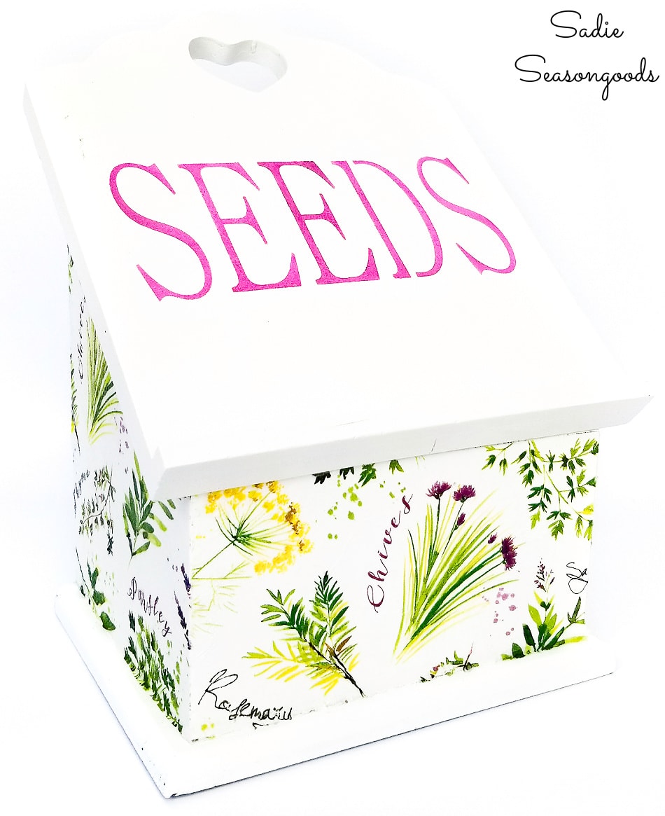 seed storage box - Google Search  Seed storage, Woodworking projects,  Woodworking