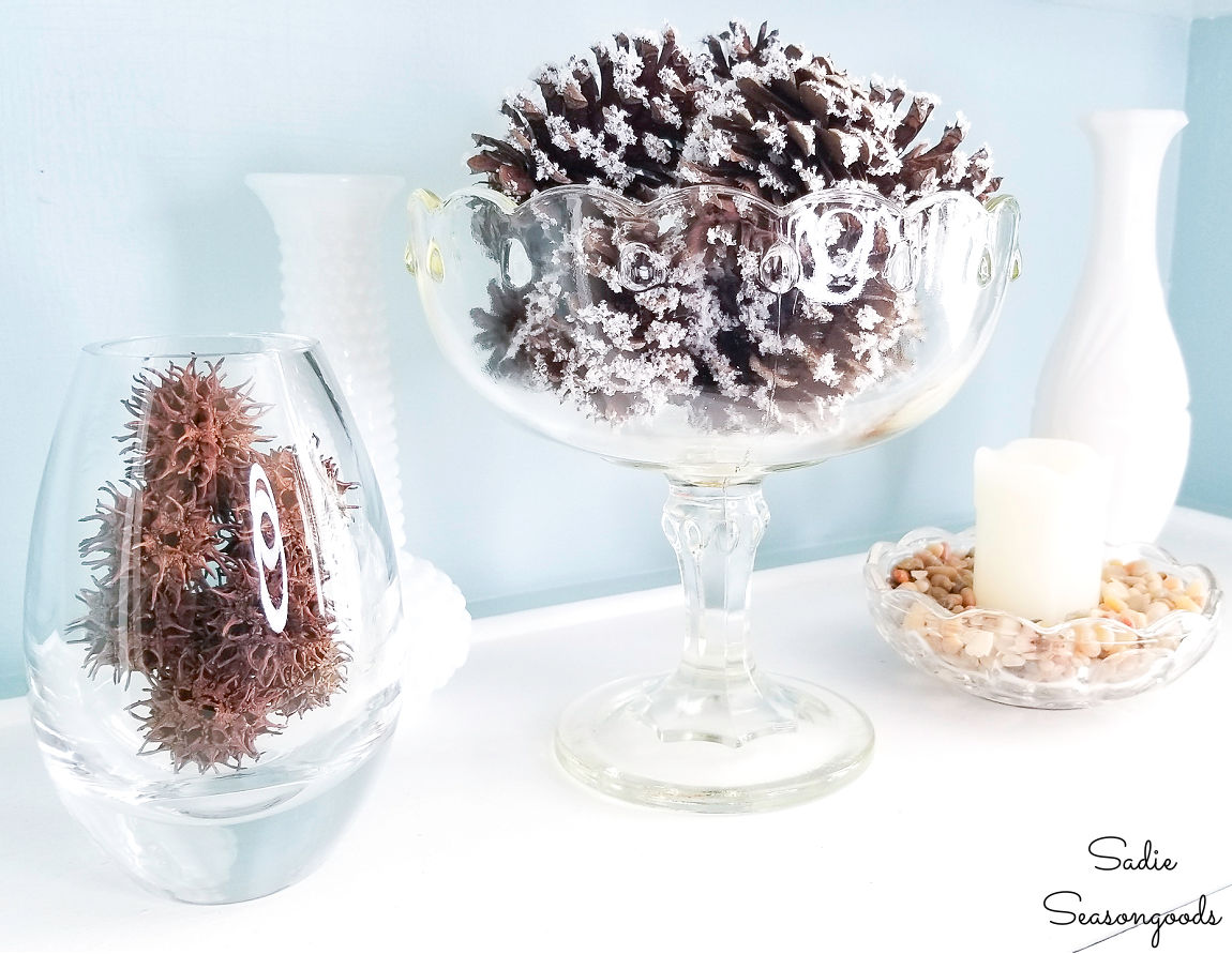 decorating with sweetgum balls