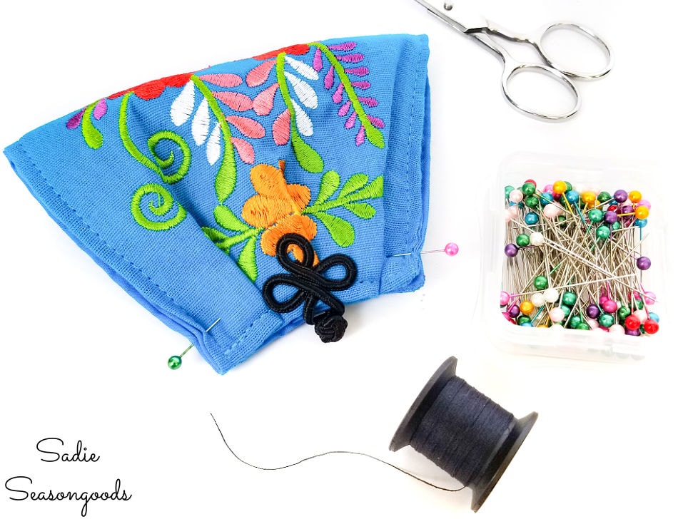 upcycling project for a DIY face mask upcycling project for a DIY face mask