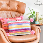 boho pillow covers from upcycled sweaters