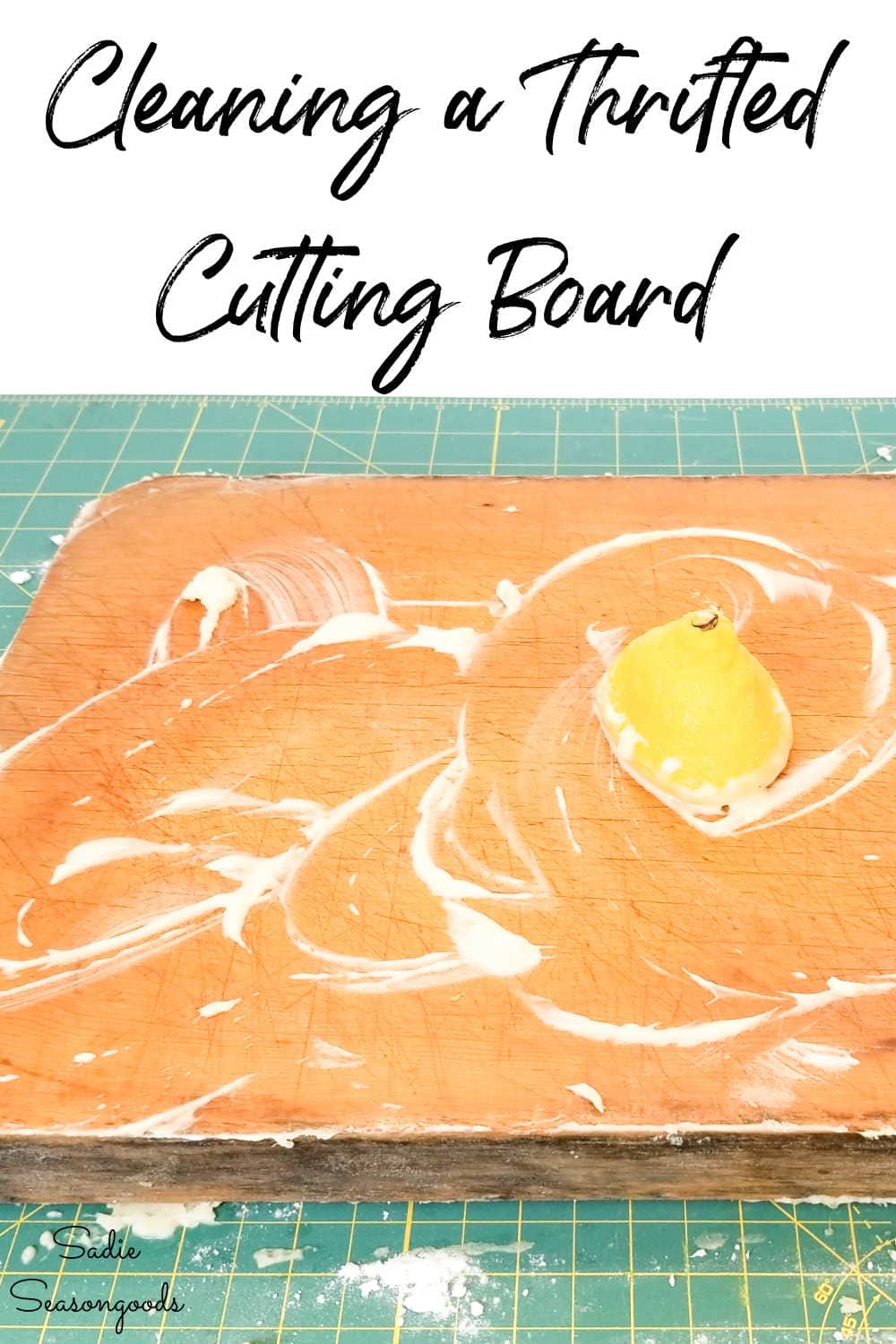 How to Clean and Restore Vintage Cutting Boards