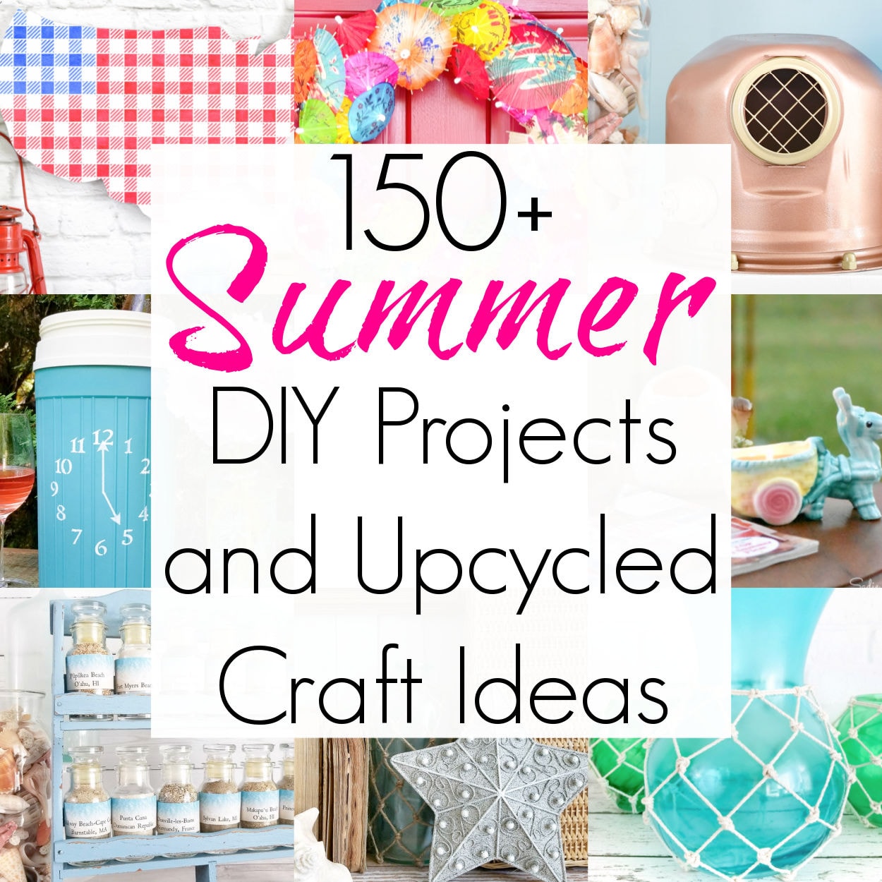 150+ Summer DIYs and Thrift Store Makeovers