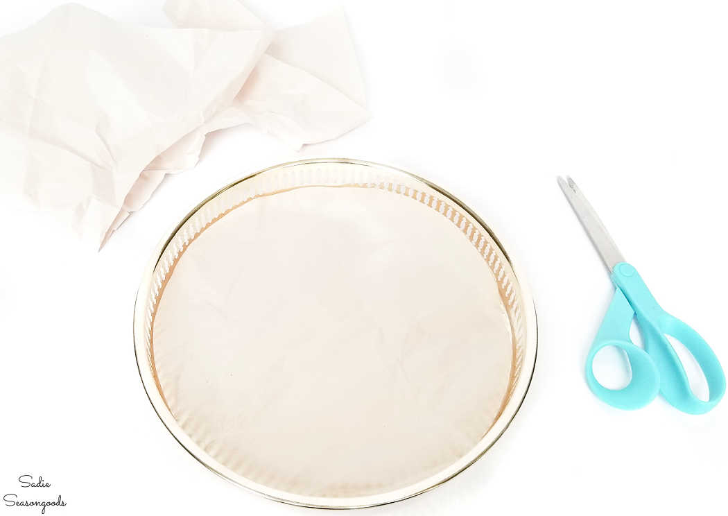 creating a summer drink tray to use outdoors