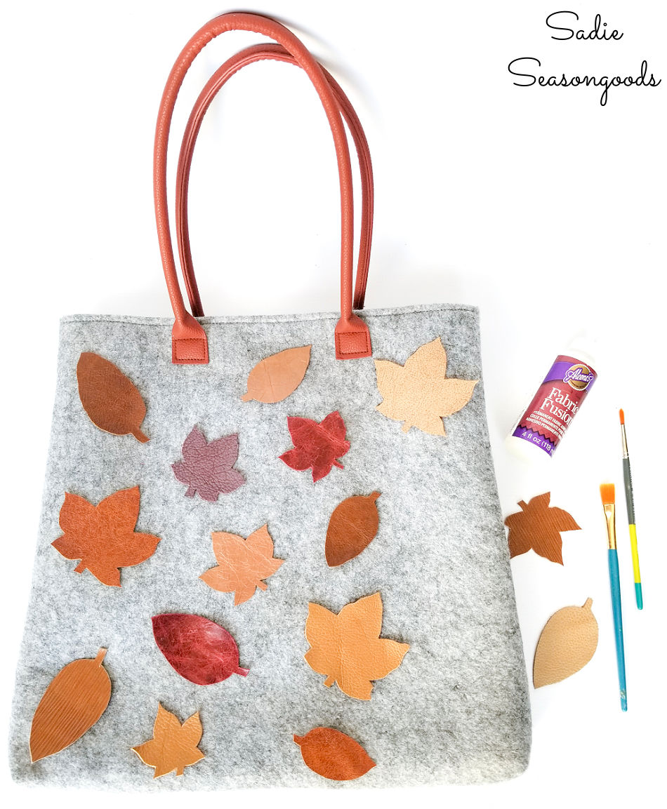 making a fall purse