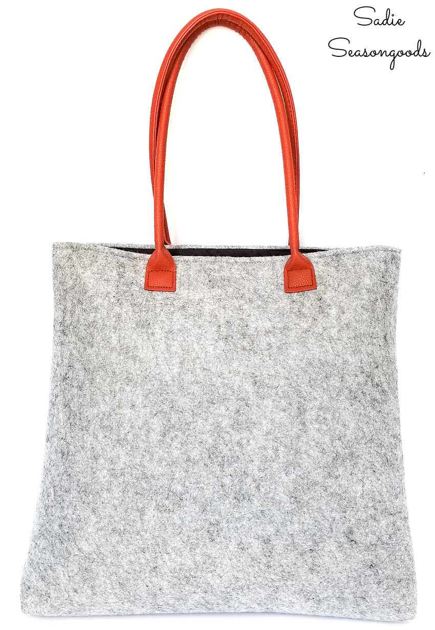 wool tote bag