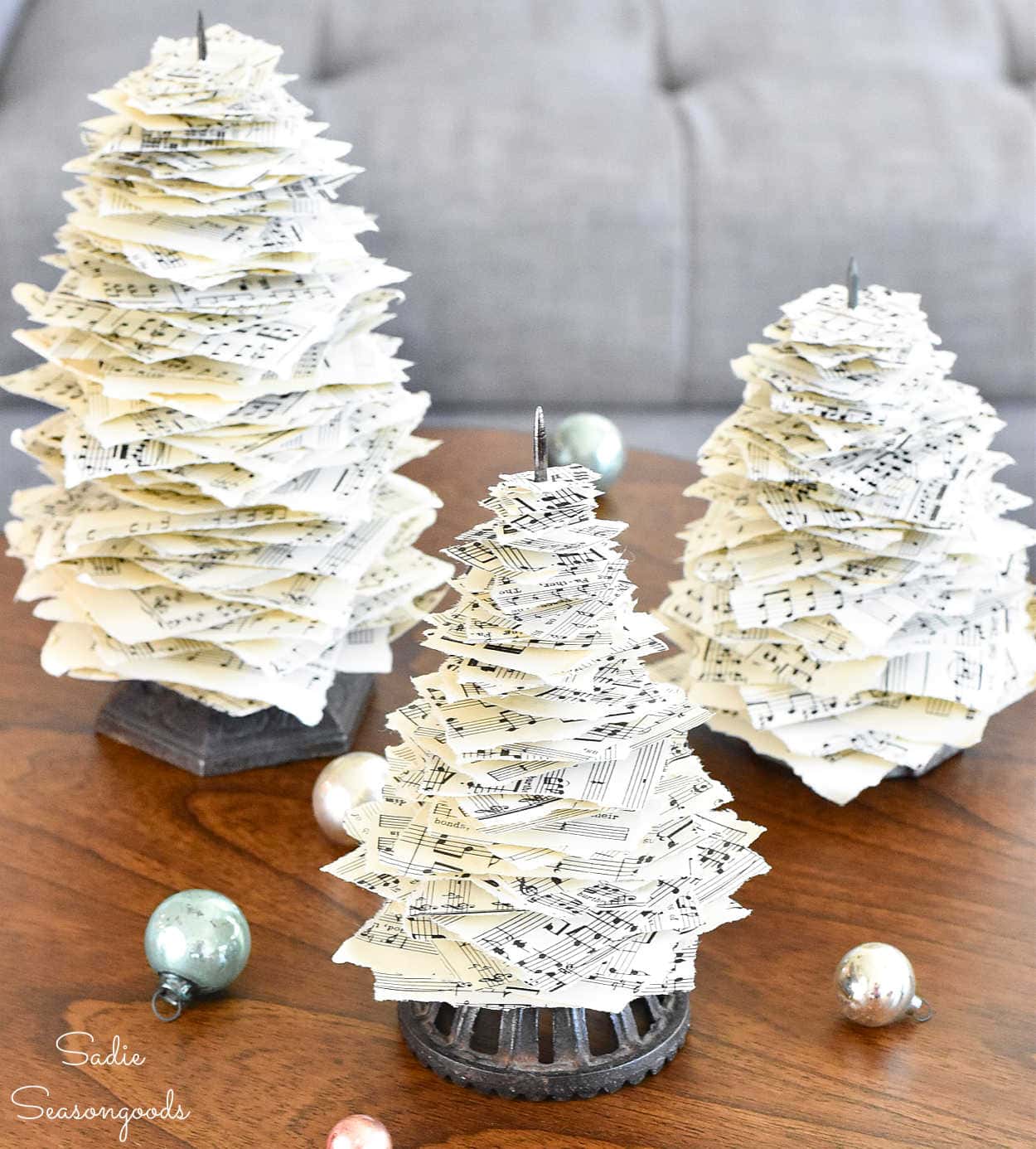 Neutral Christmas Decor with a Receipt Spike