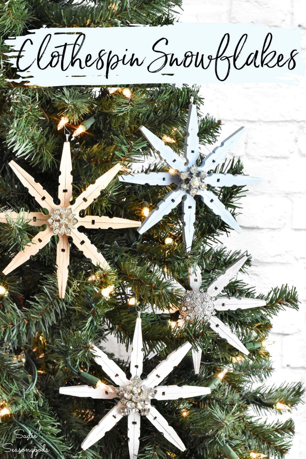 snowflake christmas ornaments