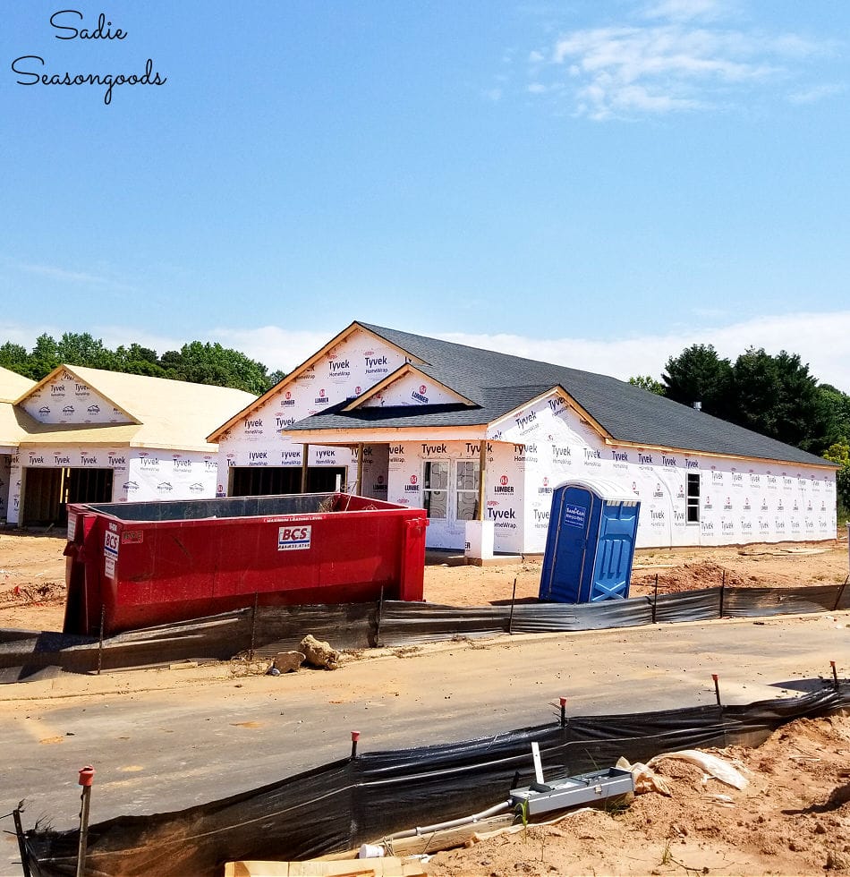 roof on new construction home