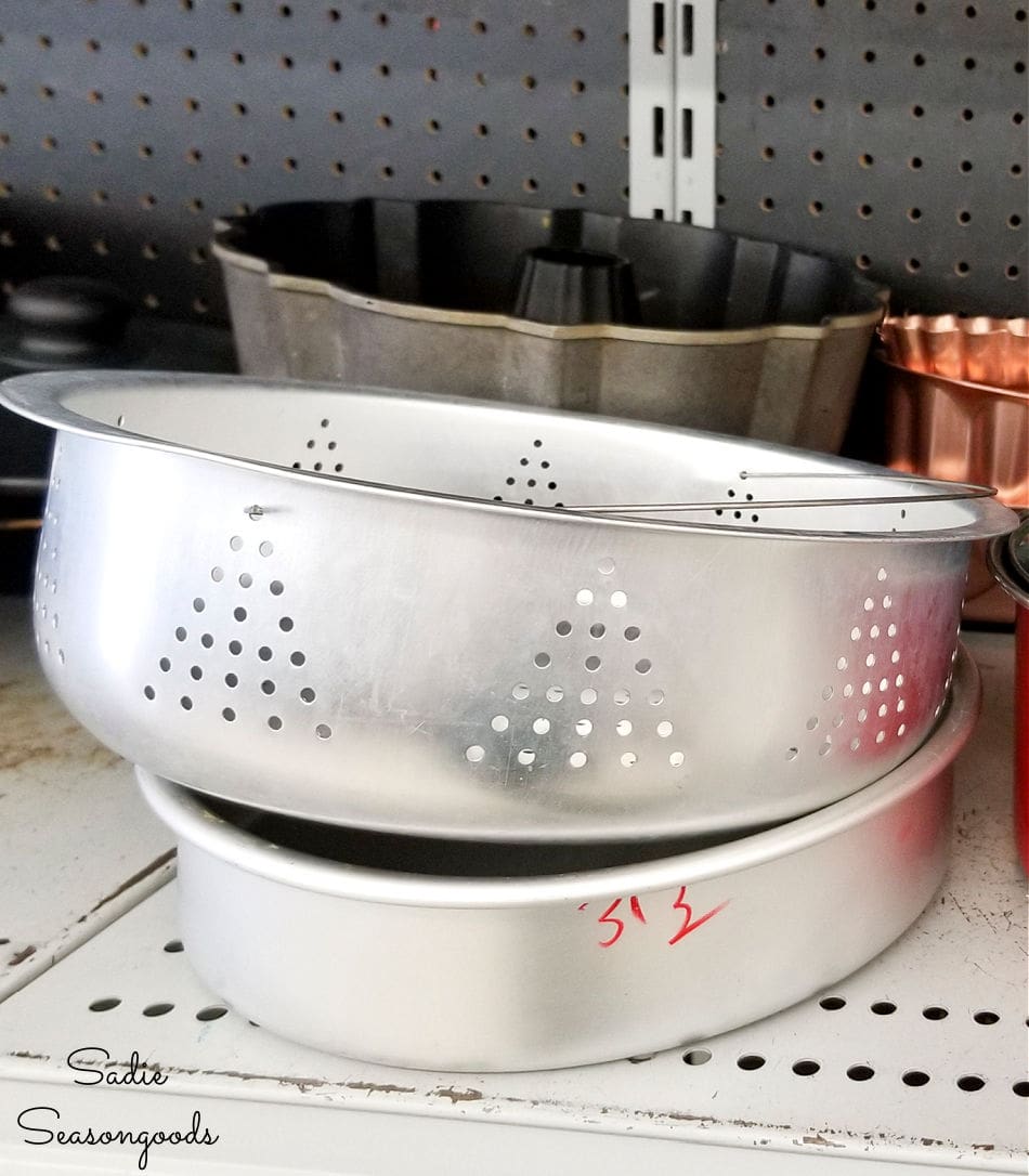 steamer basket at a thrift store