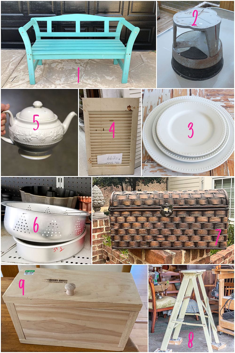 thrift store craft ideas for home decor