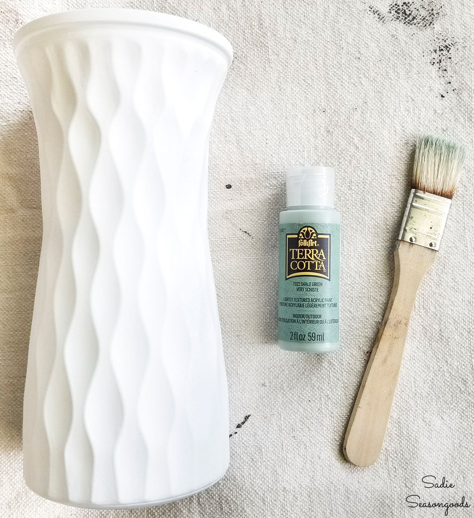 making a boho vase