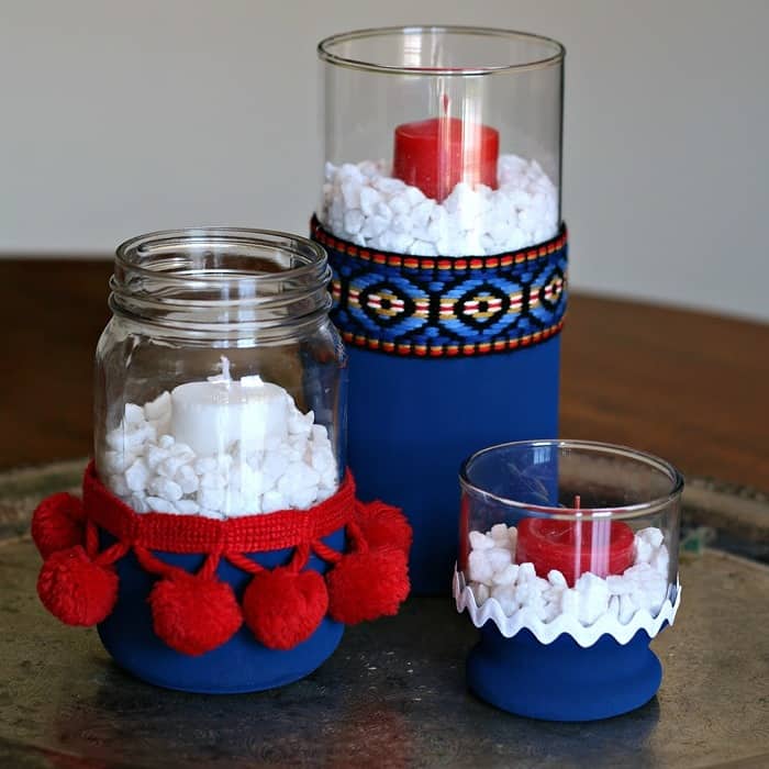 patriotic candle holders by petticoat junktion