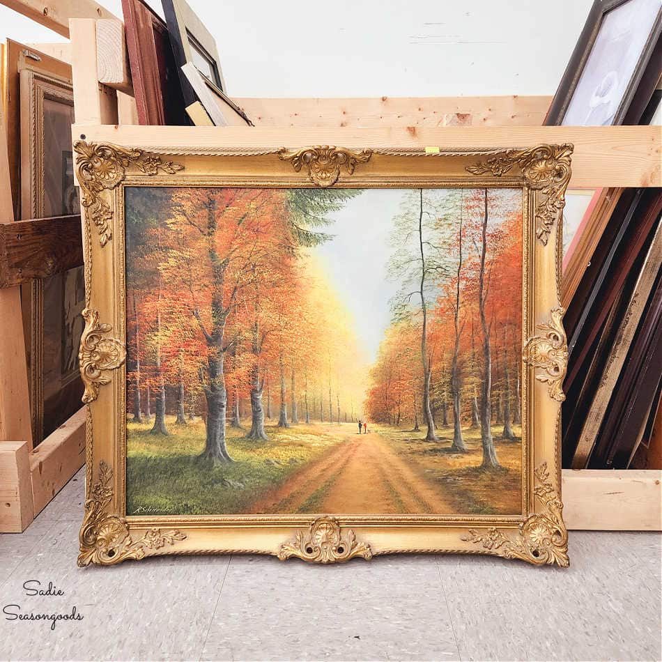 vintage landscape painting