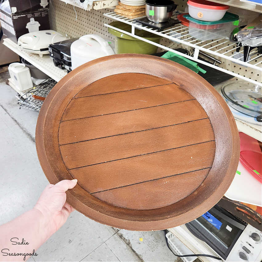 round coffee table tray