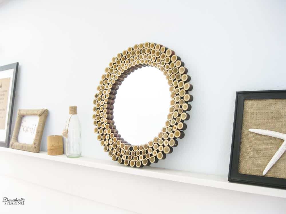 bamboo sunburst mirror by domestically speaking