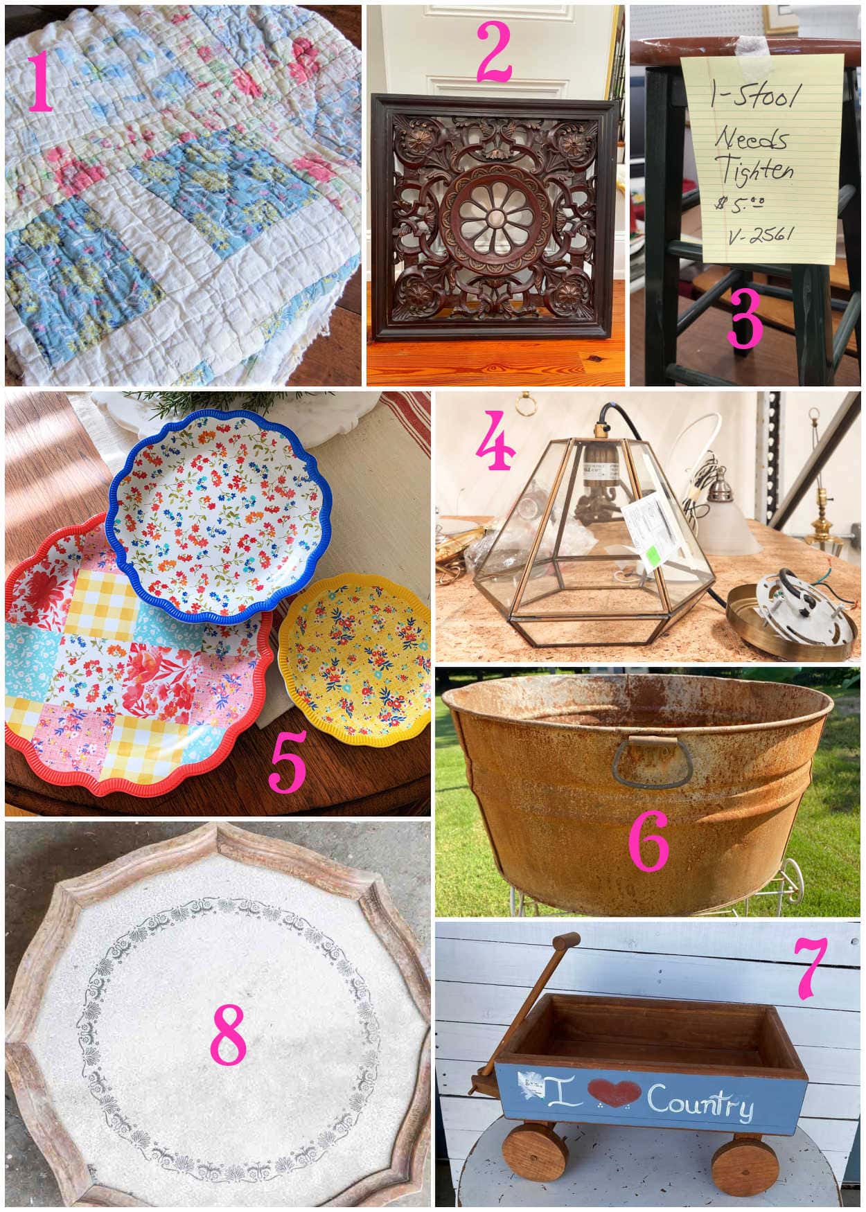 repurpose projects and thrift store crafts