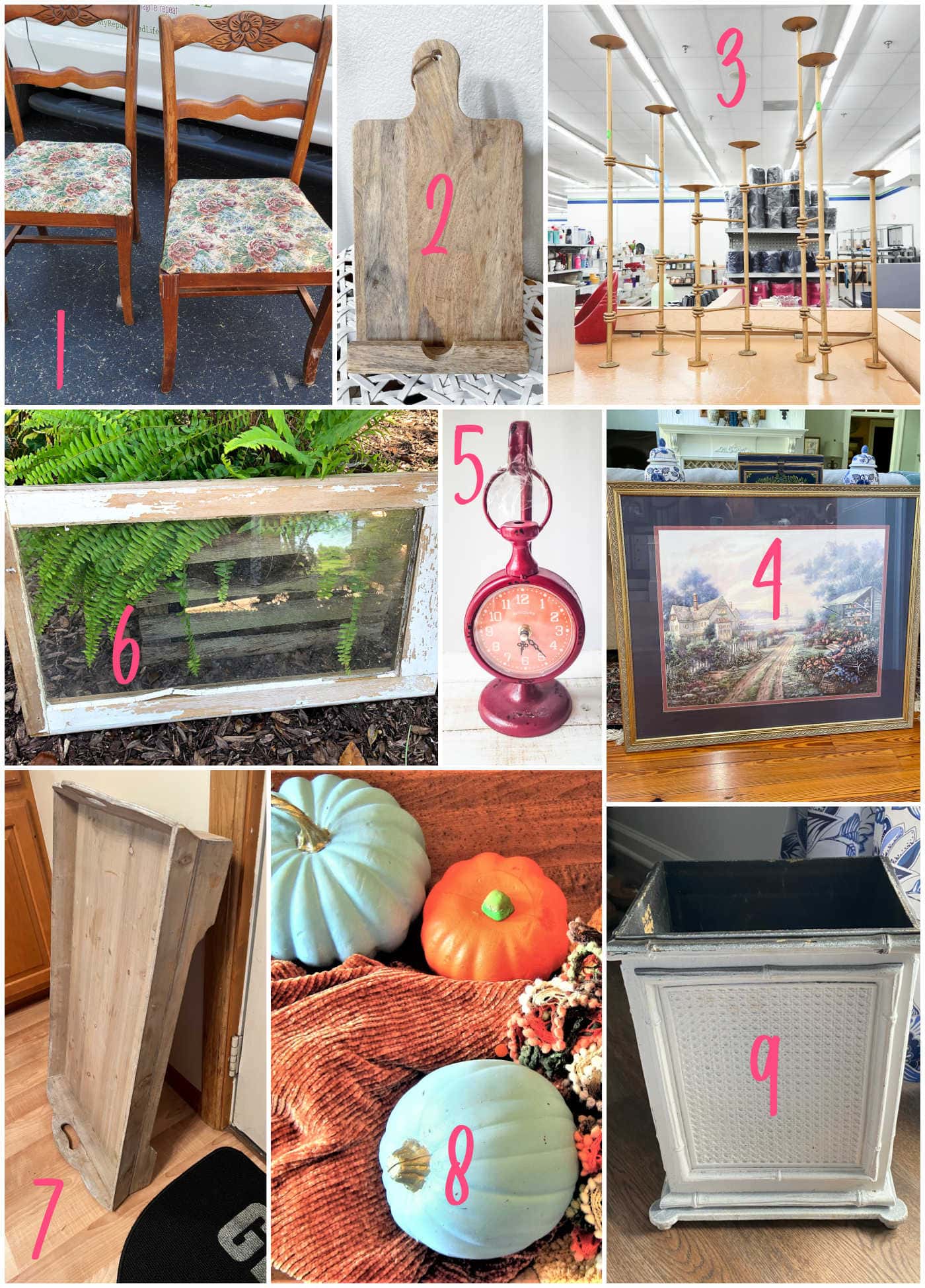 thrift store makeovers from upcycling bloggers