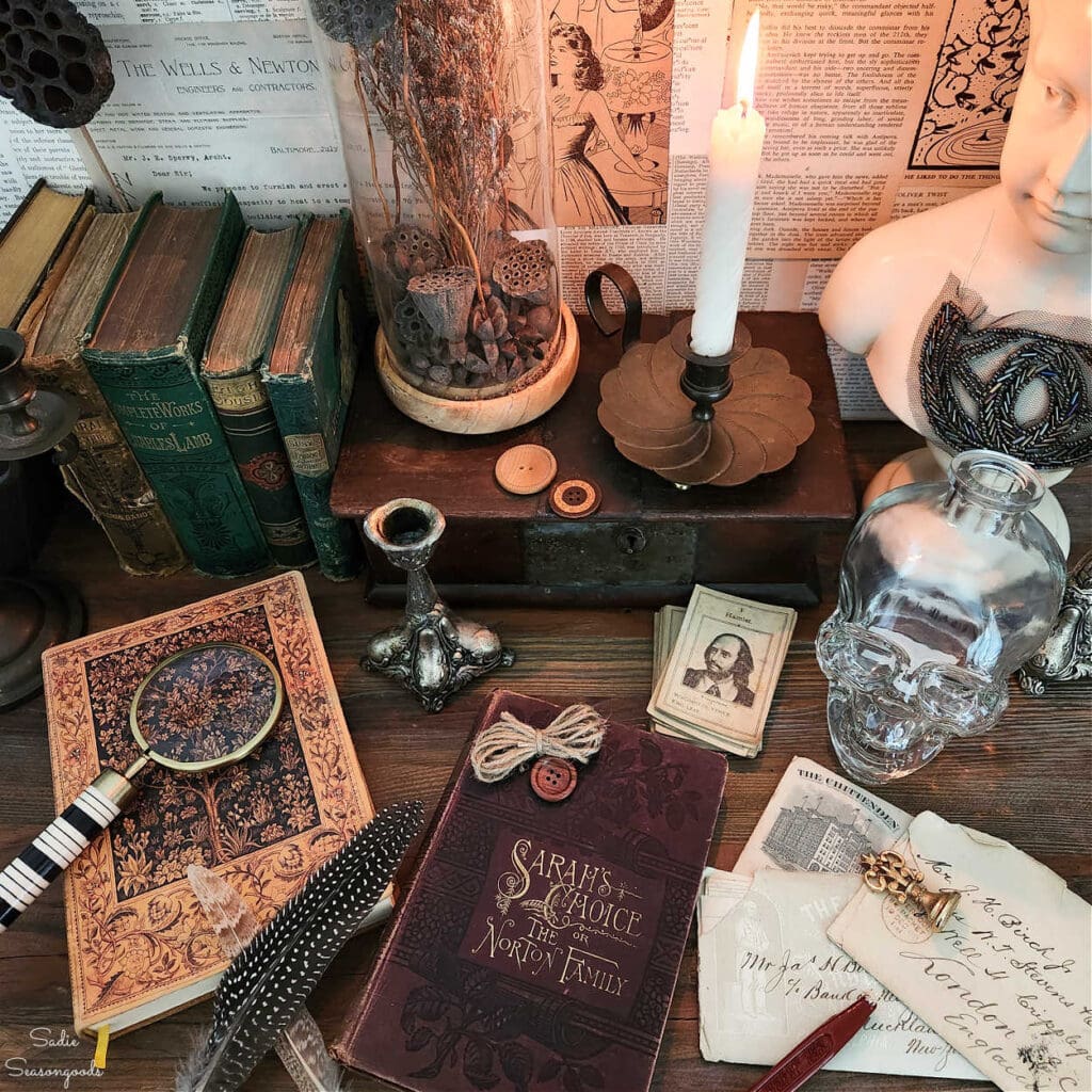 Dark Academia Decor From The Thrift Store dark-academia-decor-from-the-thrift-store