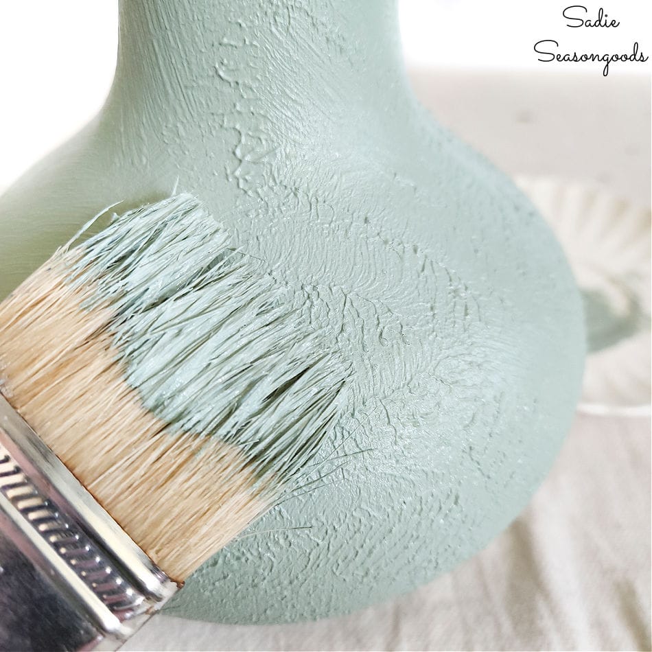 how to add texture to paint surface with the side of a paint brush