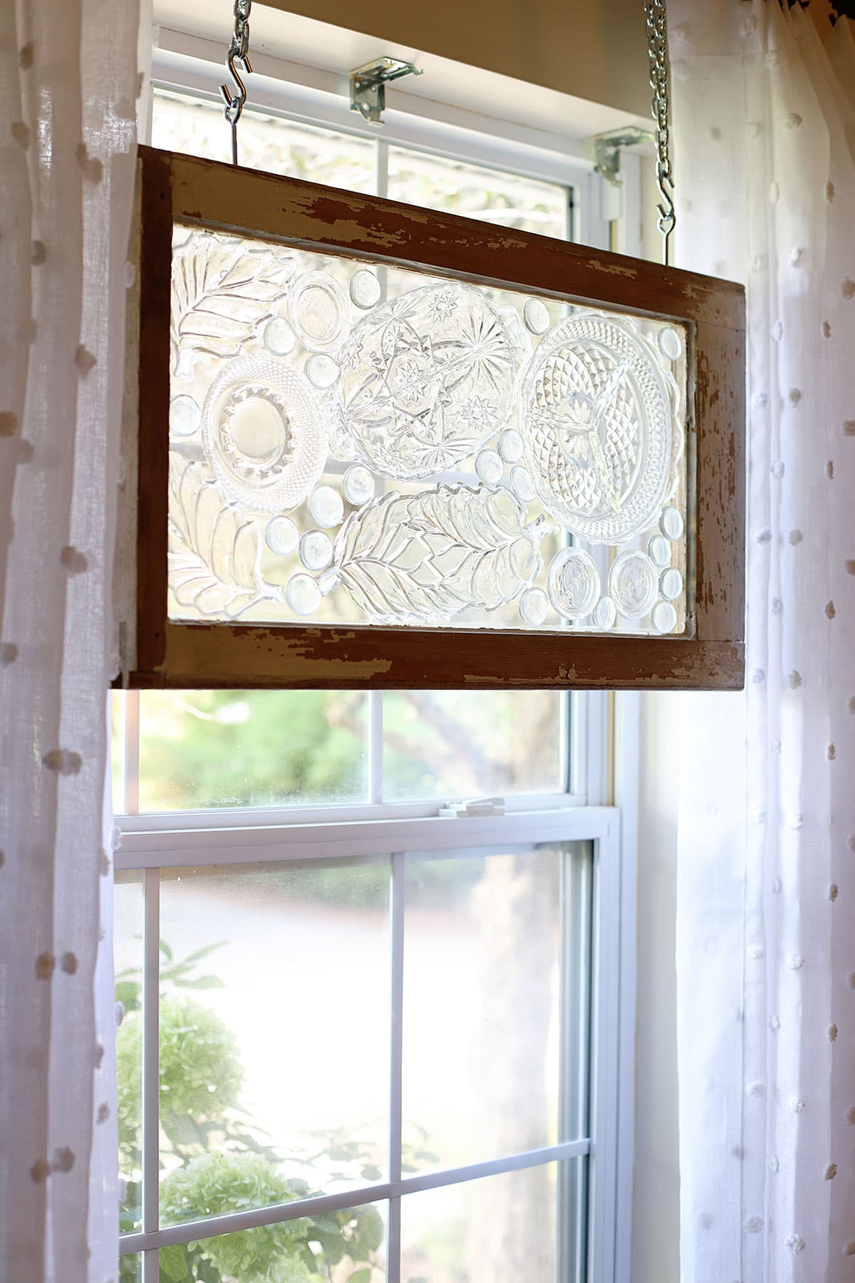 antique windows repurposed