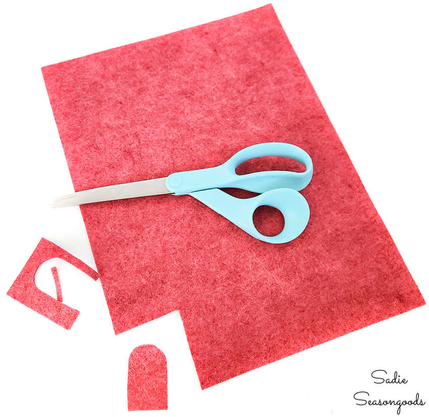 making a felt flower that doesn't require any sewing