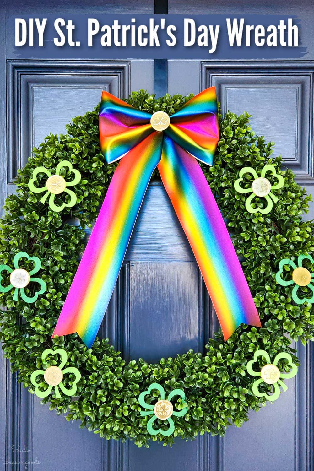 diy st. patrick's day wreath