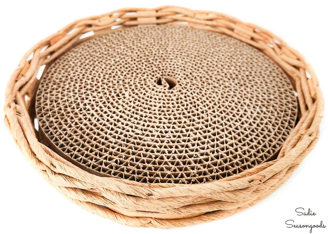 basket base for a cactus garden